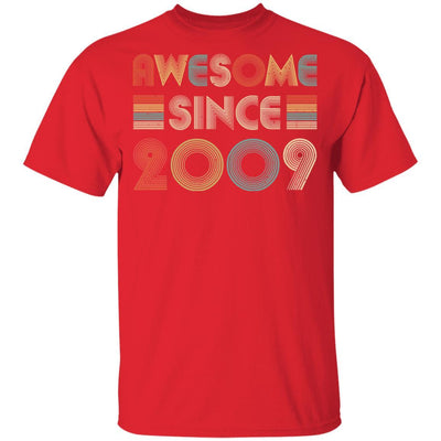 Awesome Since 2009 12th Birthday Gifts Youth-Youth Shirt-Youth T-Shirt-Red