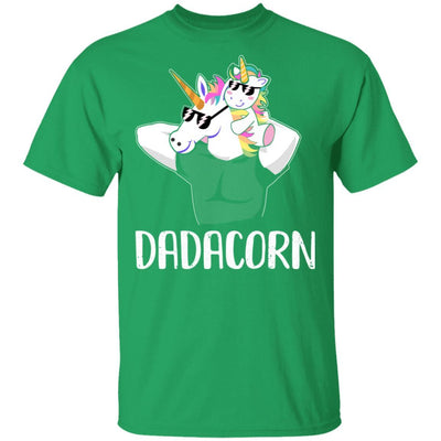 Dadacorn Unicorn Dad And Baby Christmas Gift-T-Shirt & Hoodie-Classic T-Shirt-Irish Green