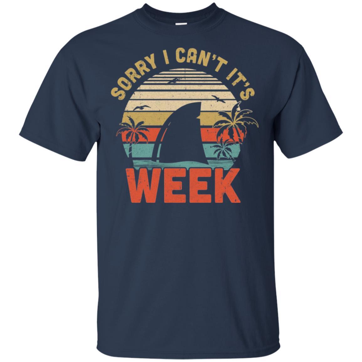 Vintage Sorry I Can't For Shark Lover-T-Shirt & Hoodie-Classic T-Shirt-Navy