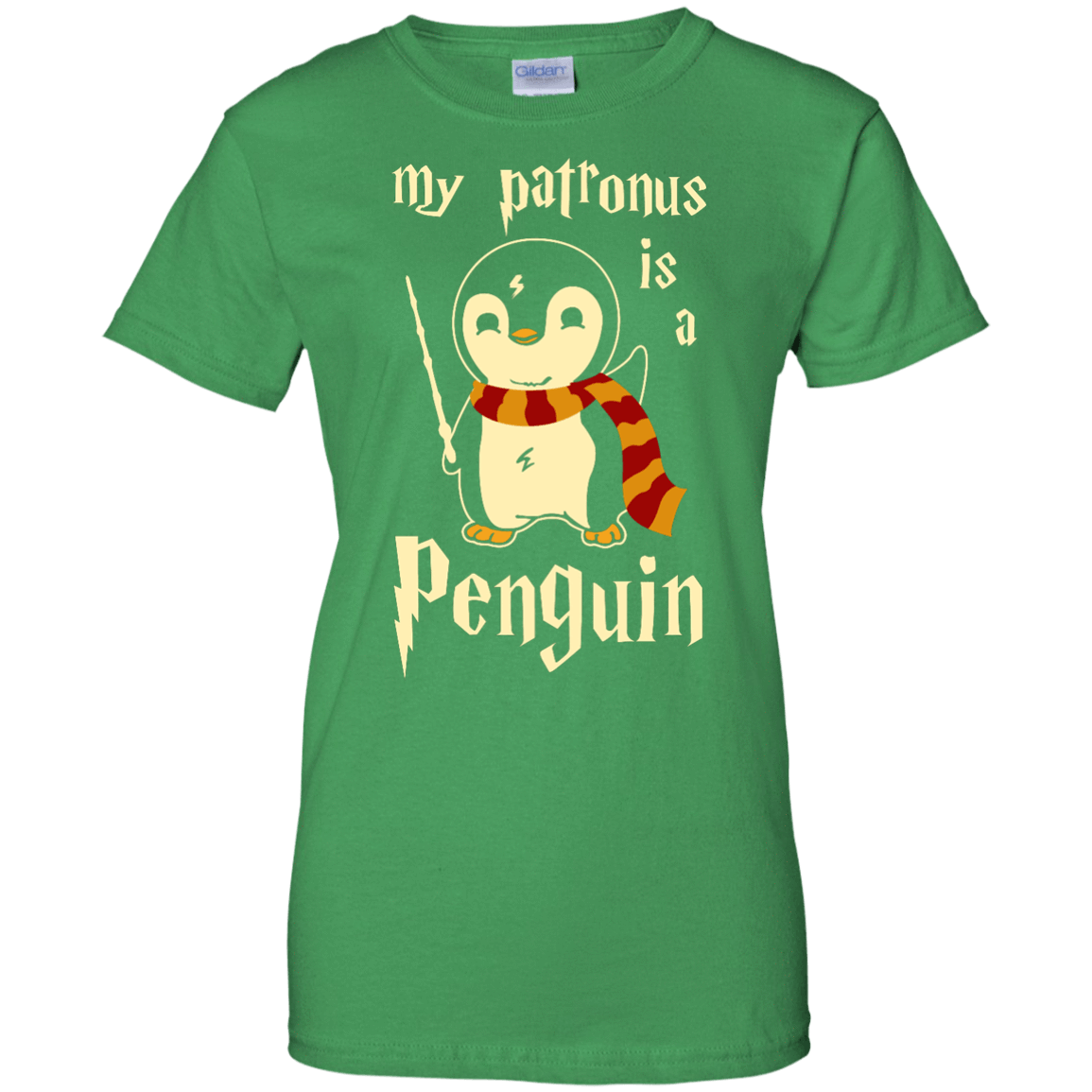 My Patronus Is A Penguin-T-Shirt & Hoodie-Women's T-Shirt-Irish Green