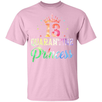 13 Quarantine Princess Happy Birthday Youth-Youth Shirt-Youth T-Shirt-Light Pink