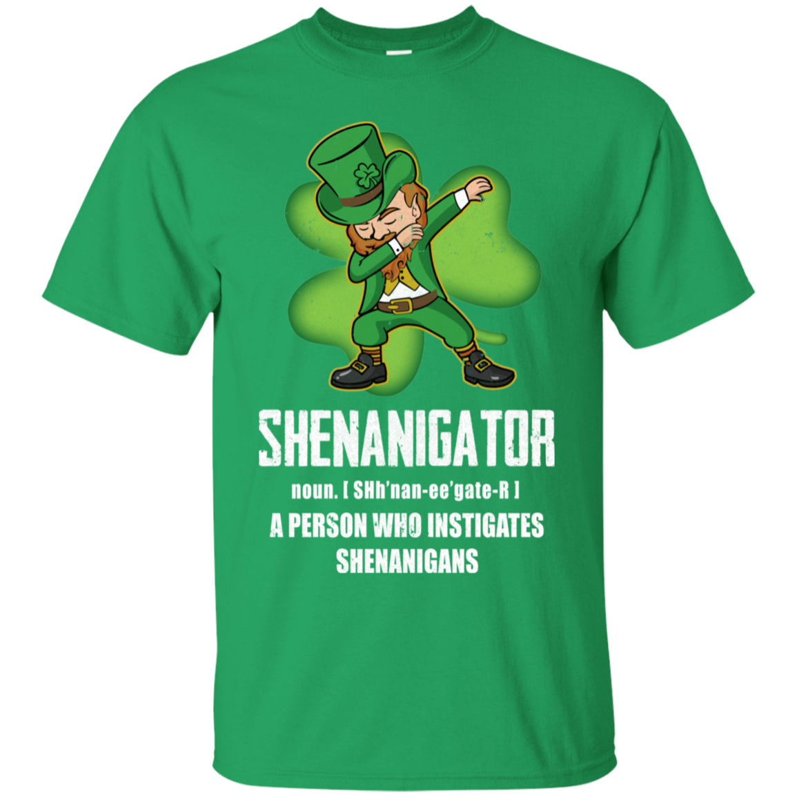 Shenanigator Person Who Instigates Shenanigans Irish-T-Shirt & Hoodie-Classic T-Shirt-Irish Green
