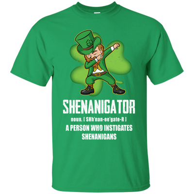 Shenanigator Person Who Instigates Shenanigans Irish-T-Shirt & Hoodie-Classic T-Shirt-Irish Green