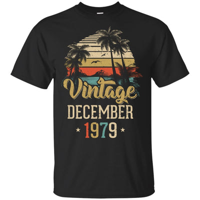 Retro Classic Vintage December 1979 42th Birthday Gift-T-Shirt & Hoodie-Classic T-Shirt-Black