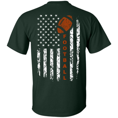 American Football Flag-T-Shirt & Hoodie-Classic T-Shirt-Forest Green
