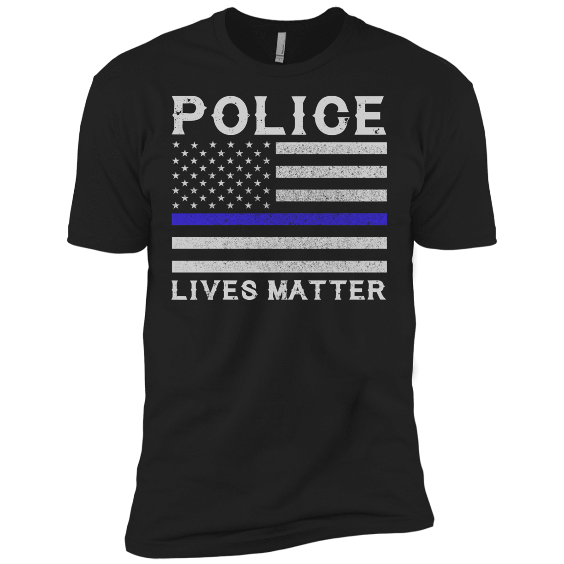 Police Lives Matter-T-Shirt & Hoodie-Premium T-Shirt-Black
