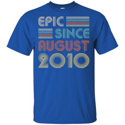 Epic Since August 2010 11th Birthday Gift 11 Yrs Old-T-Shirt & Hoodie-Classic T-Shirt-Royal