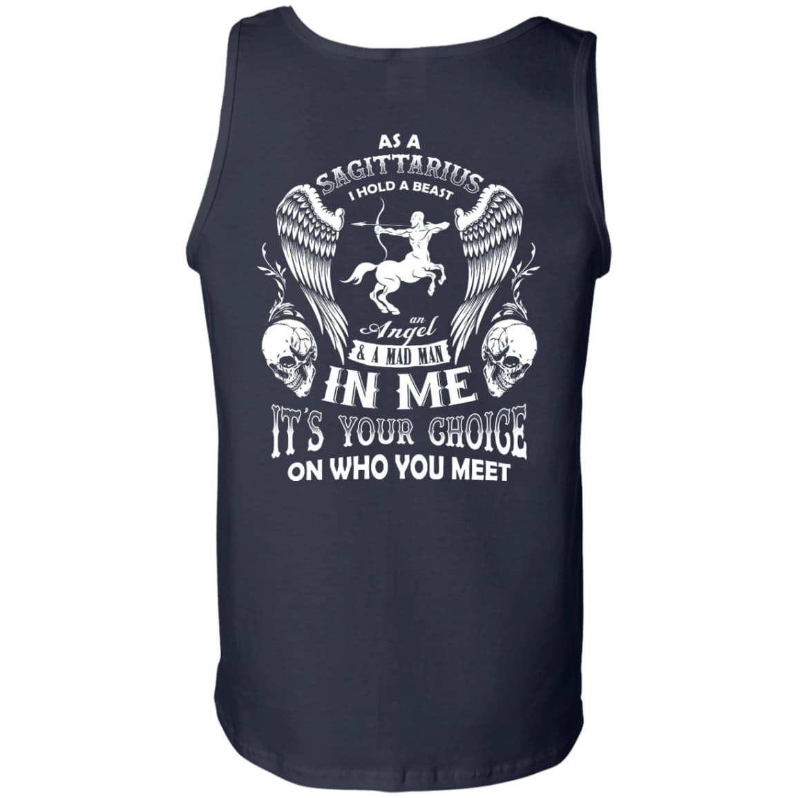 As A Sagittarius I Hold A Beast An Angel A Madman In Me-T-Shirt & Hoodie-