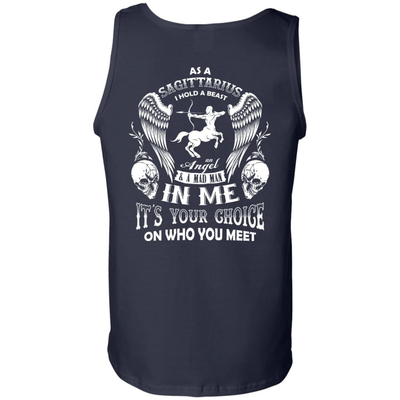 As A Sagittarius I Hold A Beast An Angel A Madman In Me-T-Shirt & Hoodie-