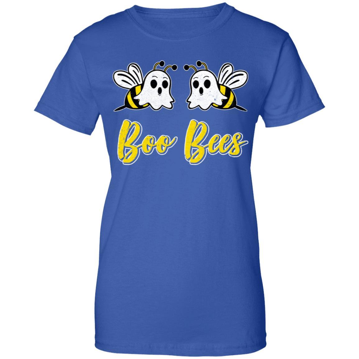 Boo Bees Couple Halloween Costume Funny Bee Ghost-T-Shirt & Tank Top-Women's T-Shirt-Royal