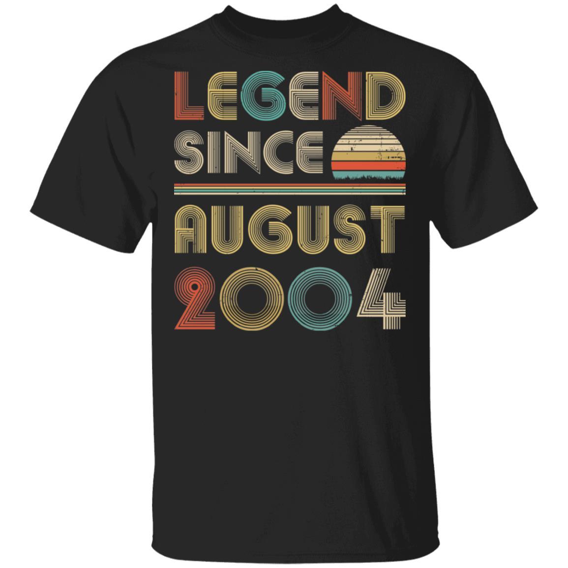 Legend Since August 2004 Vintage 18th Birthday Gifts