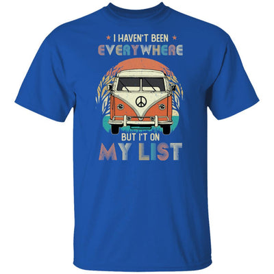 I Haven't Been Everywhere But It's On My List Travel-T-Shirt & Hoodie-Classic T-Shirt-Royal