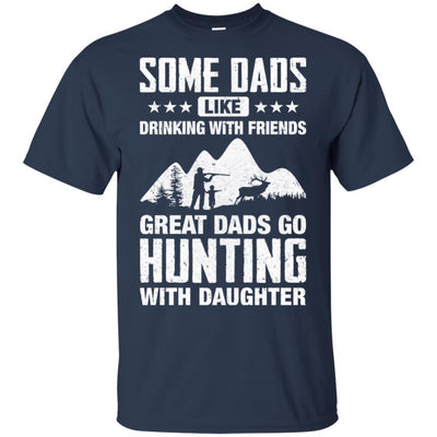 Great Dad Go Hunting With Daughter Father Day Gift-T-Shirt & Hoodie-Classic T-Shirt-Navy
