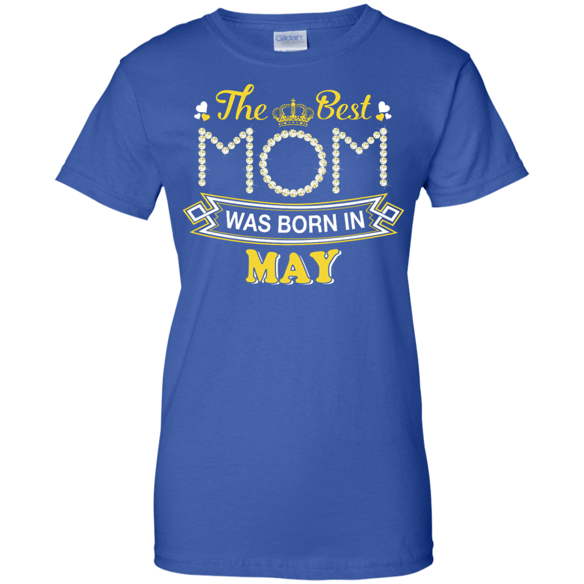 The Best Mom Was Born In May-T-Shirt & Hoodie-Women's T-Shirt-Royal