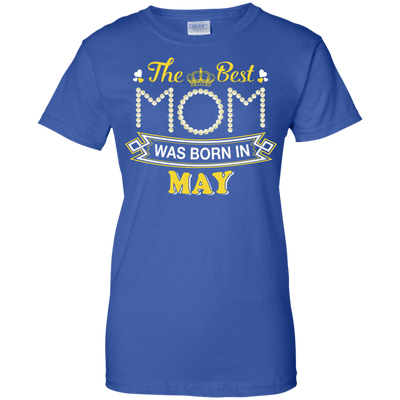 The Best Mom Was Born In May-T-Shirt & Hoodie-Women's T-Shirt-Royal