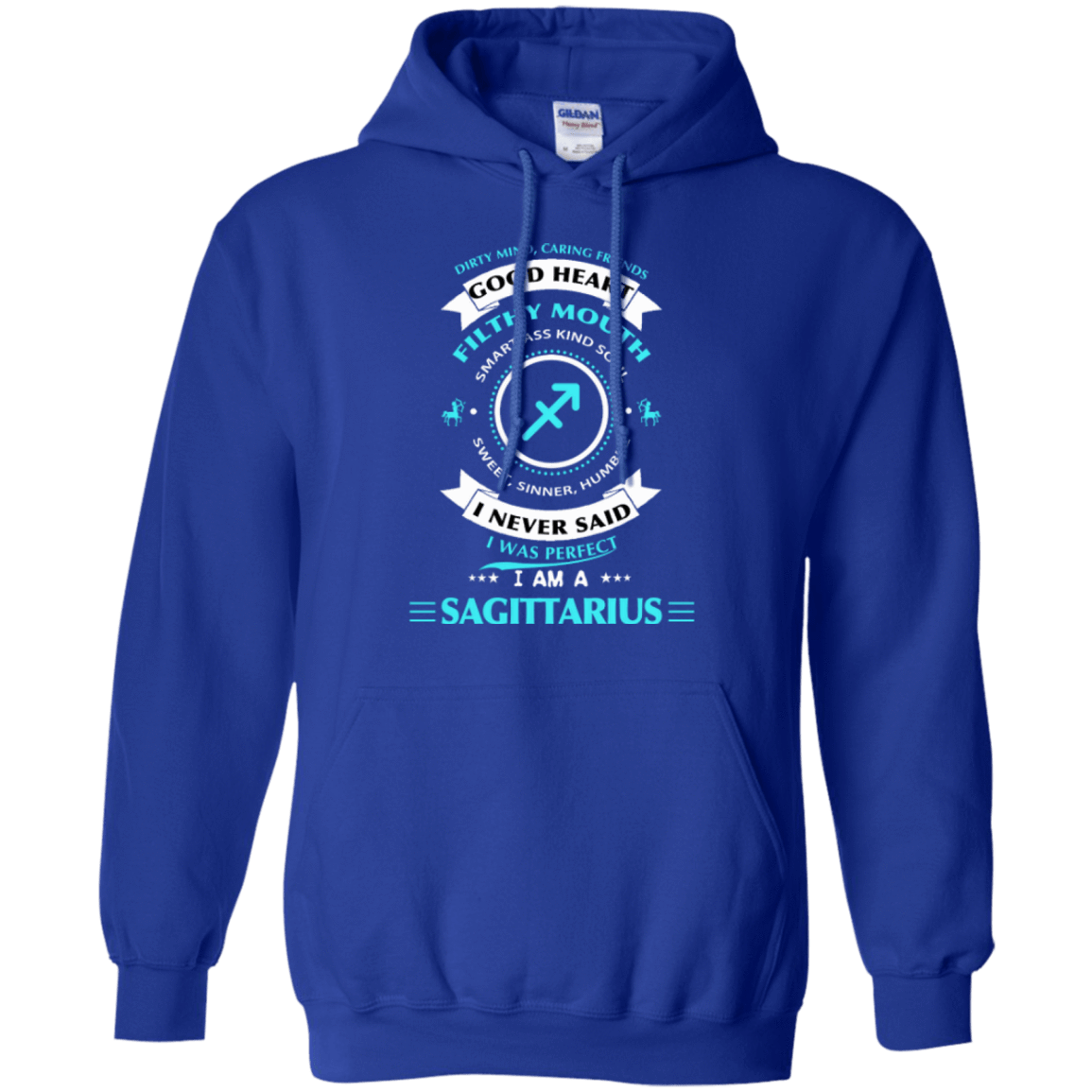 I'm A Sagittarius-T-Shirt & Hoodie-Pullover Hoodie-Royal