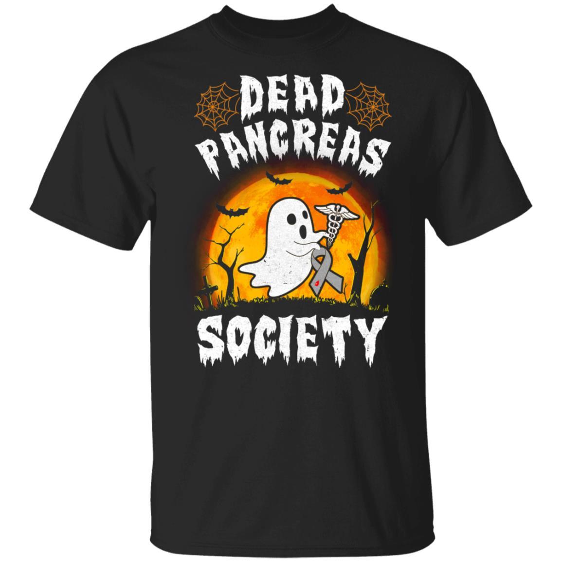 Dead Pancreas Society Diabetes Awareness Halloween Ghost