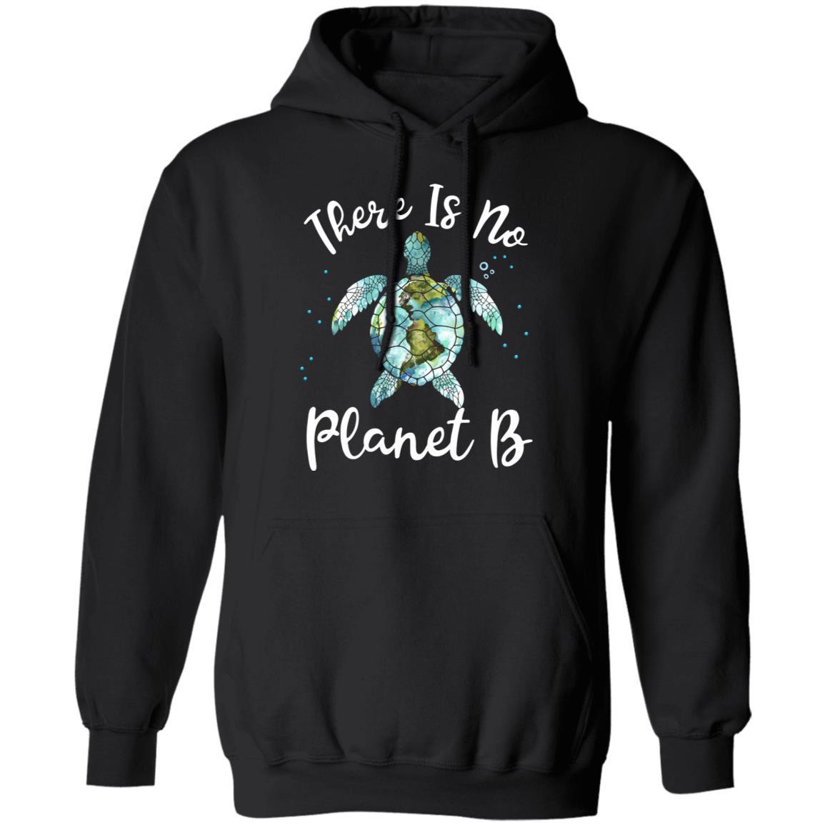 There Is No Planet B Rescue Turtle Turtle Lovers-T-Shirt & Hoodie-Pullover Hoodie-Black