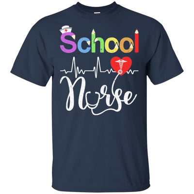 Funny Elementary And Middle School Nurse Gifts-T-Shirt & Hoodie-Classic T-Shirt-Navy