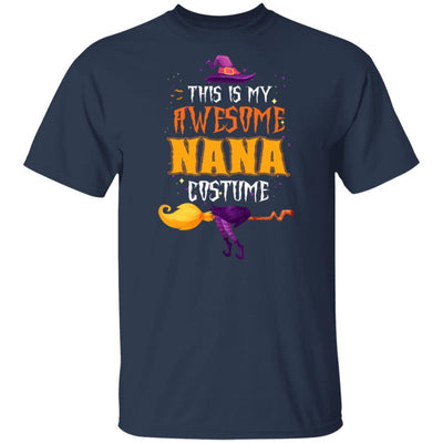 Halloween This Is My Awesome Nana Costume-T-Shirt & Hoodie-Classic T-Shirt-Navy