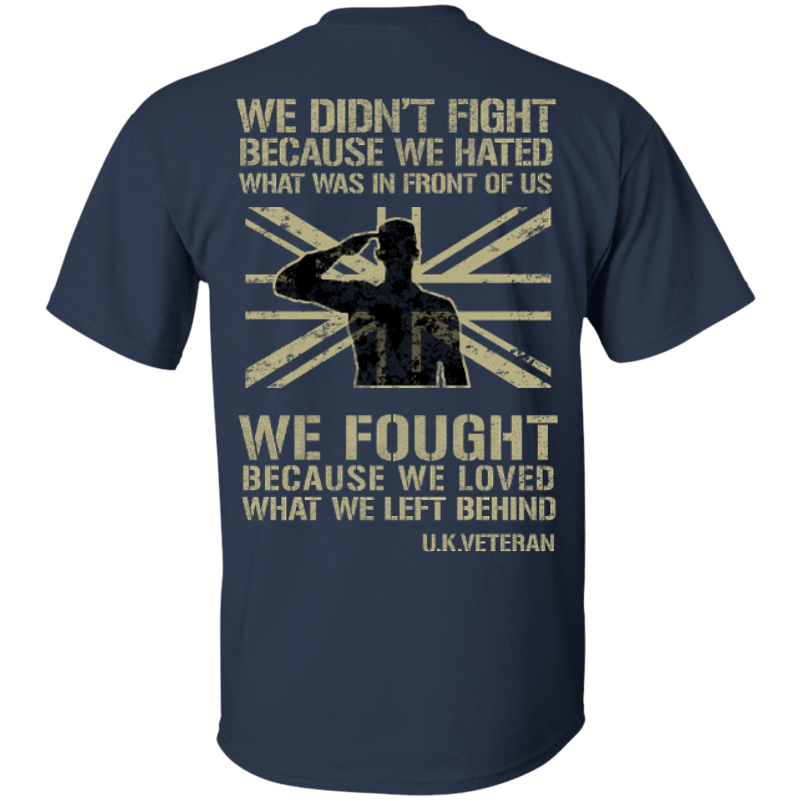UK Veteran Affairs-T-Shirt & Hoodie-Classic T-Shirt-Navy