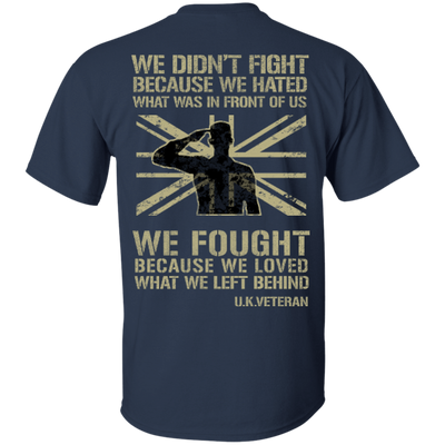 UK Veteran Affairs-T-Shirt & Hoodie-Classic T-Shirt-Navy