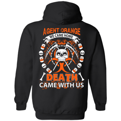Vietnam Veteran Agent Orange We Came Home-T-Shirt & Hoodie-Pullover Hoodie-Black