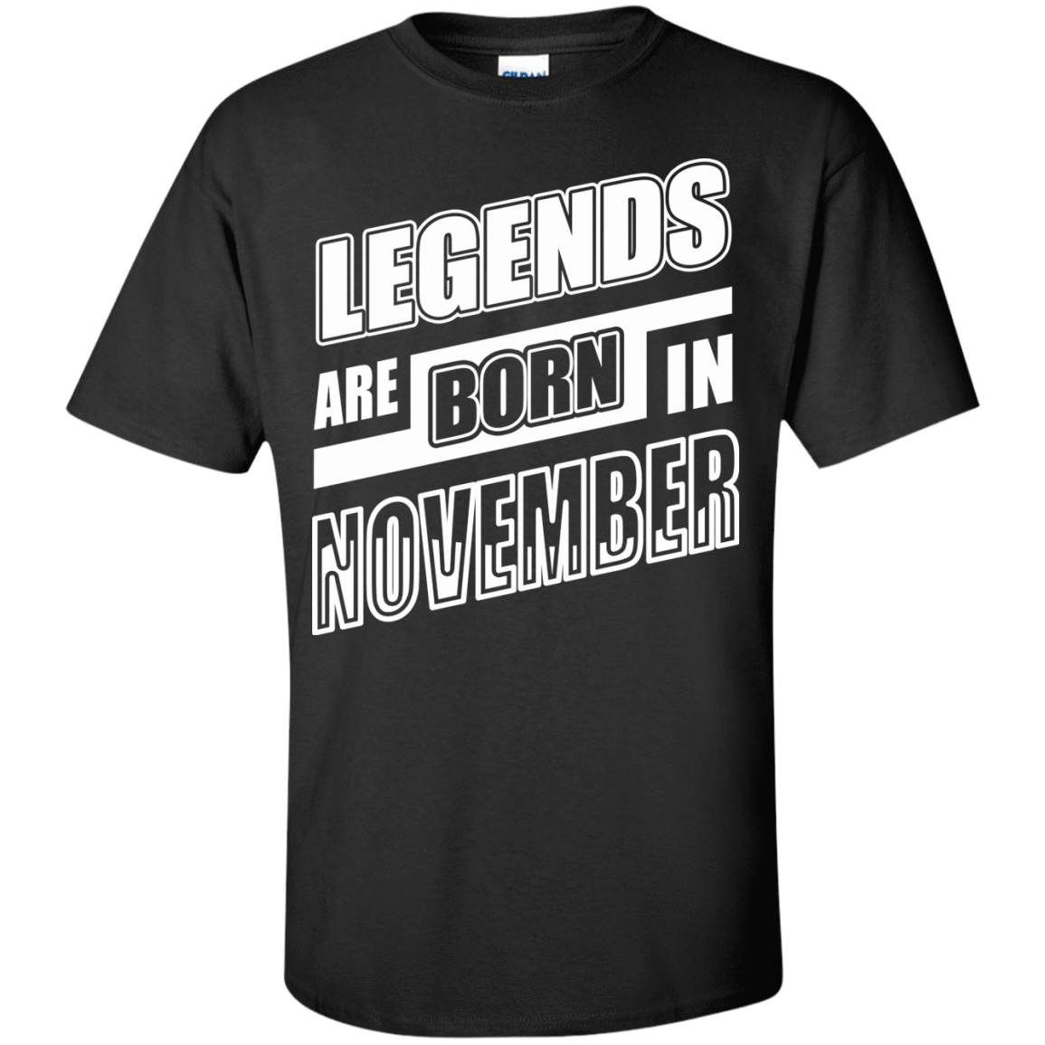 Legends are born in NOVEMBER-T-Shirt & Hoodie-Classic T-Shirt-Black