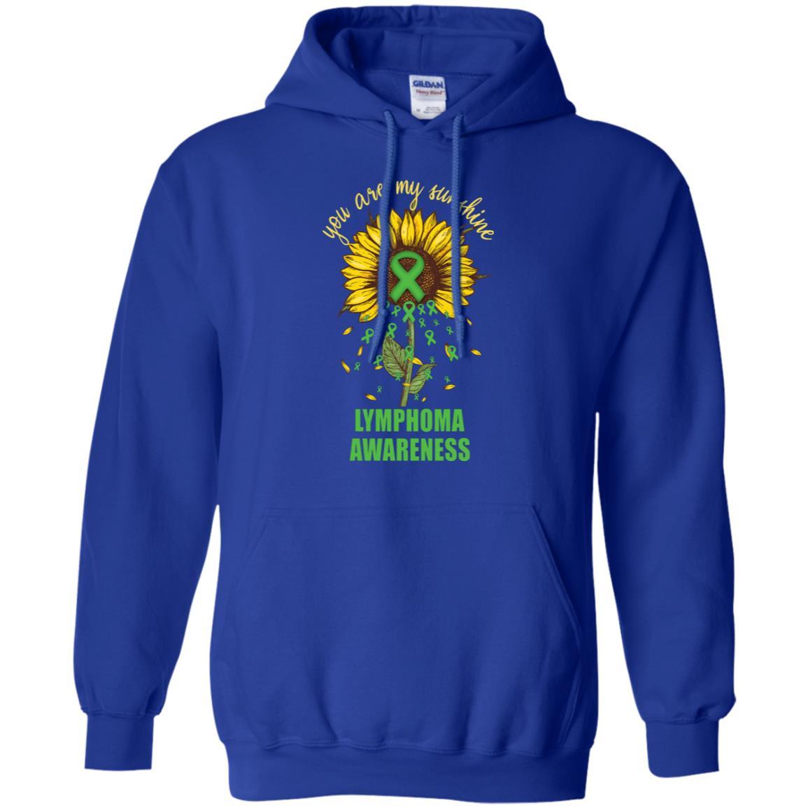 You Are My Sunshine Lymphoma Awareness-T-Shirt & Hoodie-Pullover Hoodie-Royal