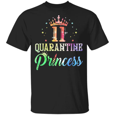 11 Quarantine Princess Happy Birthday Youth-Youth Shirt-Youth T-Shirt-Black