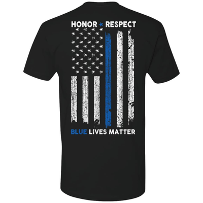 Honor and Respect Police Week-T-Shirt & Hoodie-Premium T-Shirt-Black