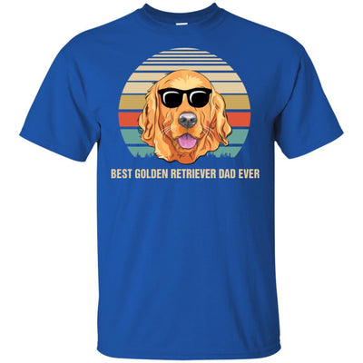 Vintage Golden Retriever Dad Gifts Best Golden Retriever Dad Ever-T-Shirt & Hoodie-Classic T-Shirt-Royal