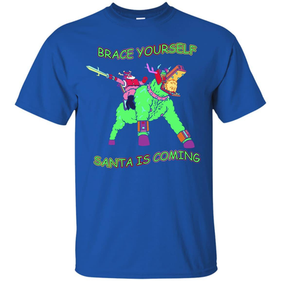 Brace Yourself, Santa Is Coming-T-Shirt & Hoodie-Classic T-Shirt-Royal