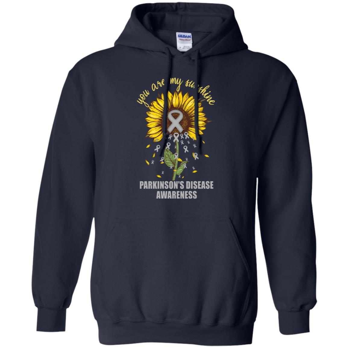You Are My Sunshine Parkinson's Disease Awareness-T-Shirt & Hoodie-Pullover Hoodie-Navy