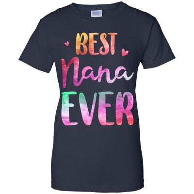 Best Nana Ever Cute Funny Mothers Day Gift-T-Shirt & Tank Top-Women's T-Shirt-Navy