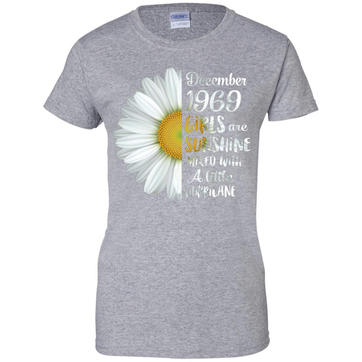 December Girls 1969 52th Birthday Gifts-T-Shirt & Tank Top-Women's T-Shirt-Sport Grey