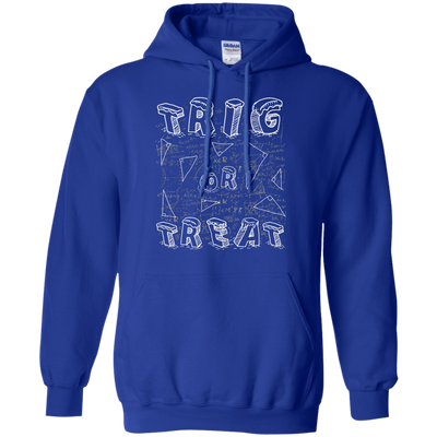 Trig Or Treat Math-T-Shirt & Hoodie-Pullover Hoodie-Royal