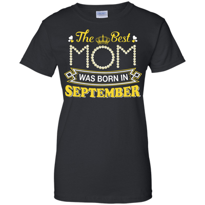 The Best Mom Was Born In September-T-Shirt & Hoodie-Women's T-Shirt-Black