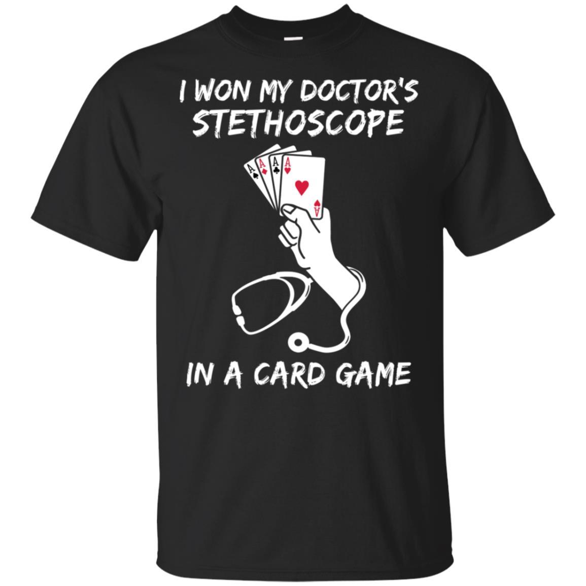 I Won My Doctor's Stethoscope Card Game Nurses Playing Cards