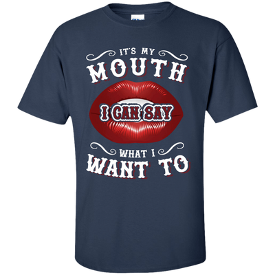 It's My Mouth-T-Shirt & Hoodie-Classic T-Shirt-Navy