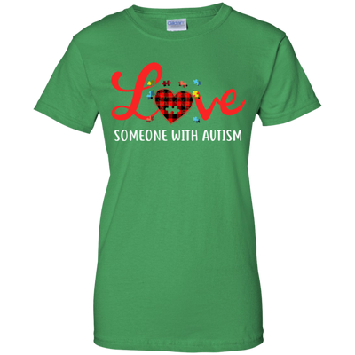 Love Someone With Autism-T-Shirt & Hoodie-Women's T-Shirt-Irish Green