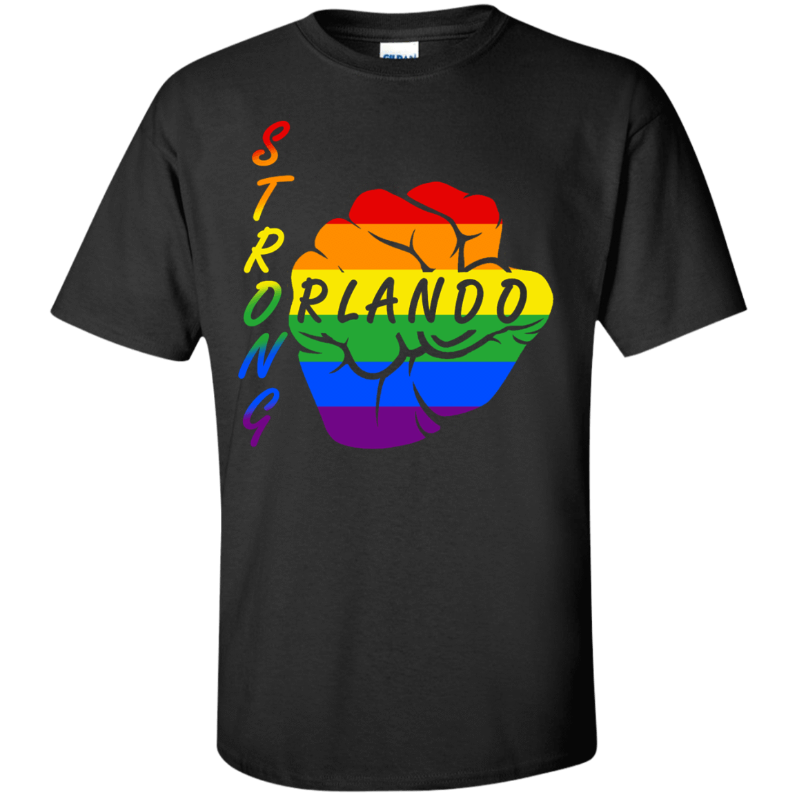 Strong Orlando LGBT-T-Shirt & Hoodie-Classic T-Shirt-Black