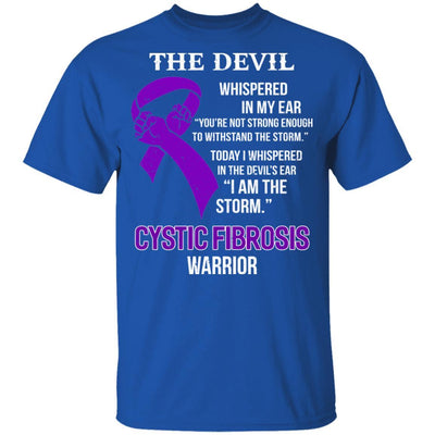 I Am The Storm Support Cystic Fibrosis Awareness Warrior Gift Youth-Youth Shirt-Youth T-Shirt-Royal
