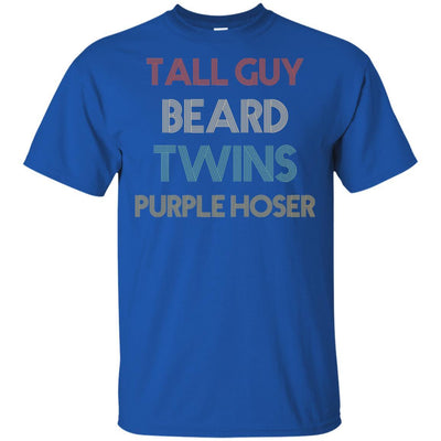 Tall Guy Beard Twins Purple Hoser Vintage-T-Shirt & Hoodie-Classic T-Shirt-Royal
