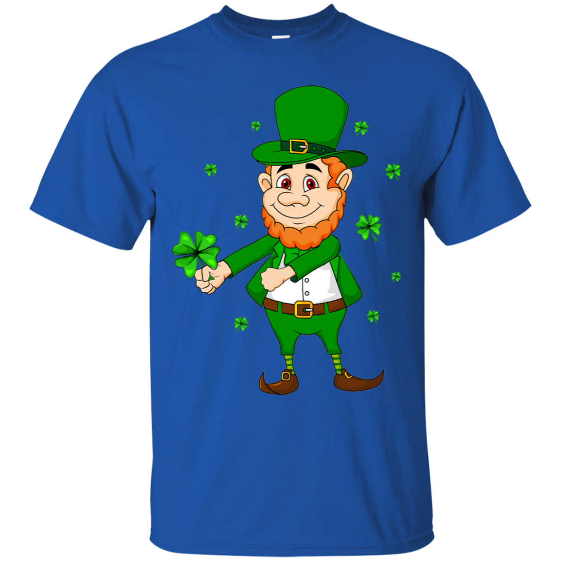 Floss Dance Leprechaun St Patricks Day Flossing-T-Shirt & Hoodie-Classic T-Shirt-Royal