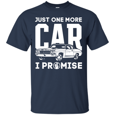 Just One More Car I Promise-T-Shirt & Hoodie-Classic T-Shirt-Navy