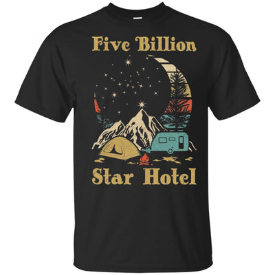 Vintage Five Billion Star Hotel Moom Camping-T-Shirt & Hoodie-Classic T-Shirt-Black