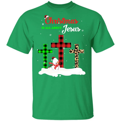 Christmas Is All About Jesus Love Christ Xmas Gifts-T-Shirt & Sweatshirt-Classic T-Shirt-Irish Green