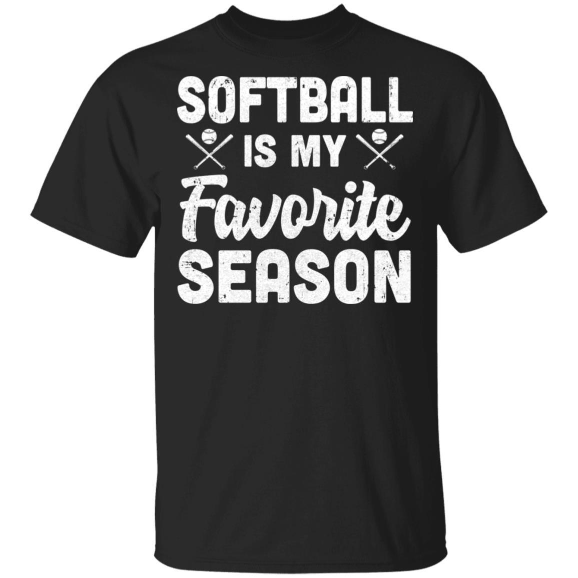 Softball Is My Favorite Season Cool Saying For Sports Lovers