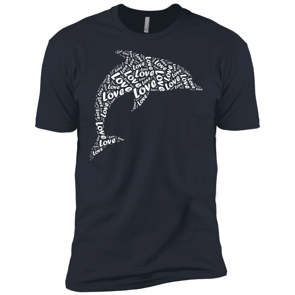 I Love Dolphin-T-Shirt & Hoodie-Premium T-Shirt-Indigo